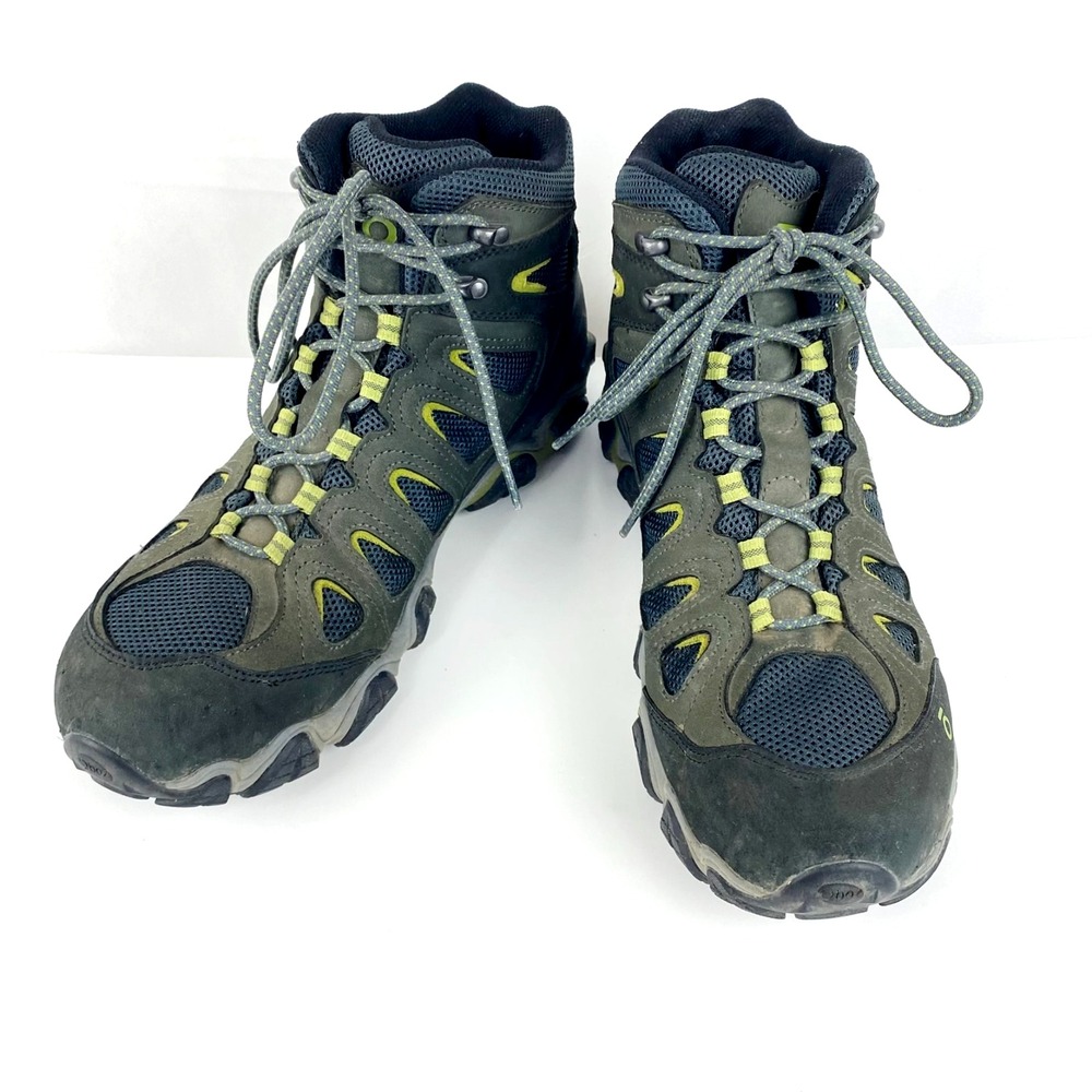 Oboz Sawtooth II Mid Waterproof Boots Mens 14 Dark Shadow Trail Hiking Utility